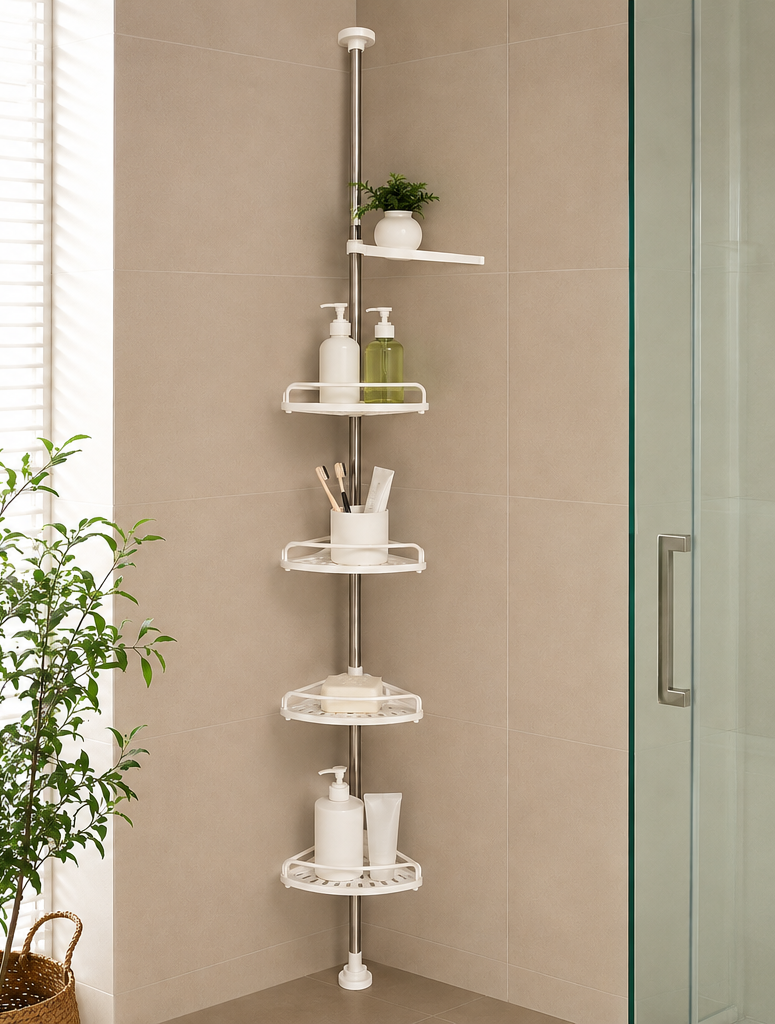 Esquinero de baño multifunciona