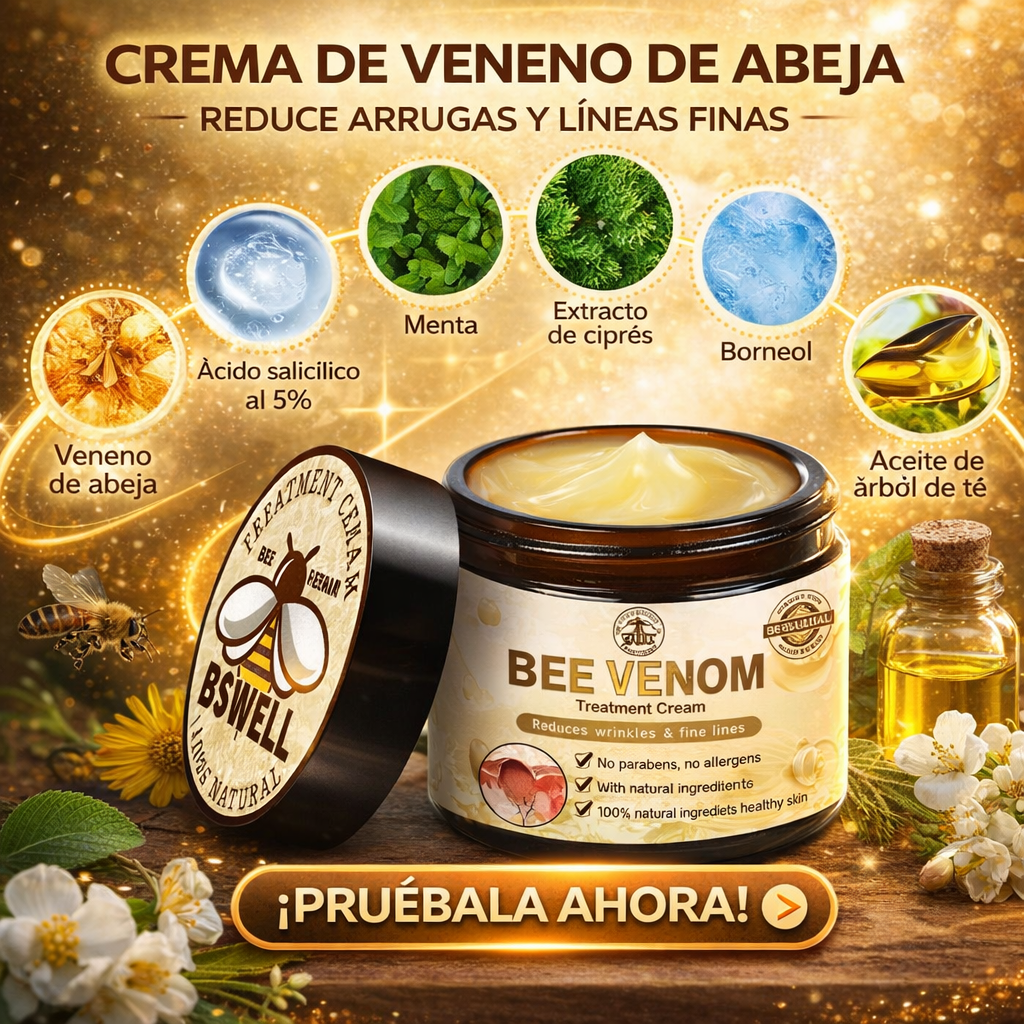 Crema de veneno de abeja