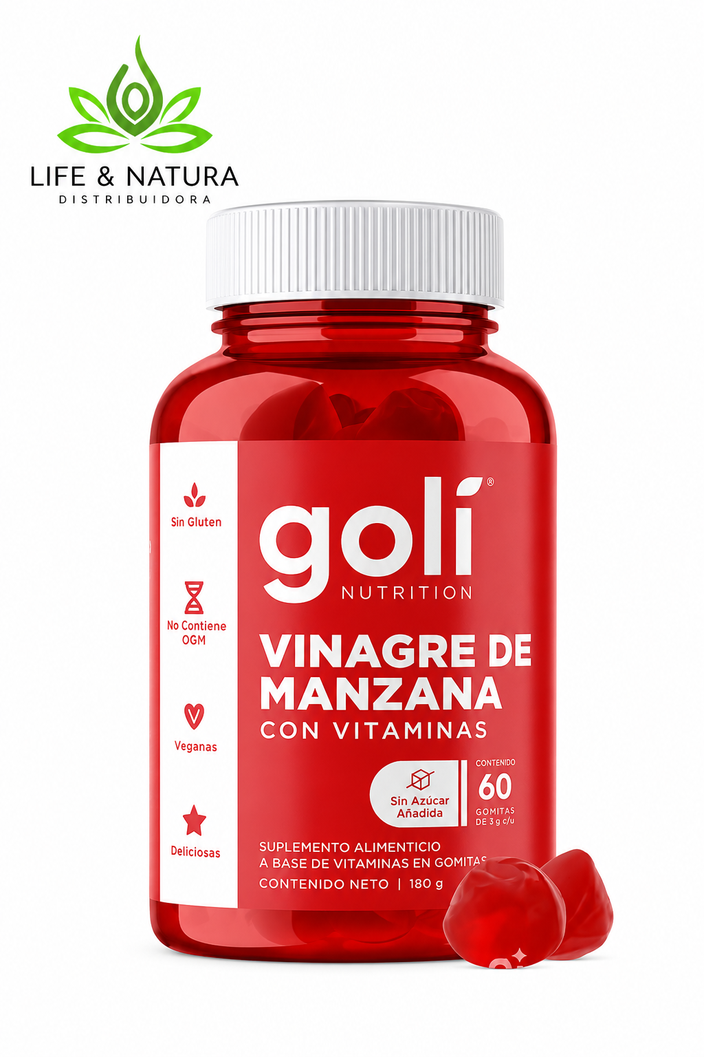 GOMAS DE VINAGRE DE MANZANA