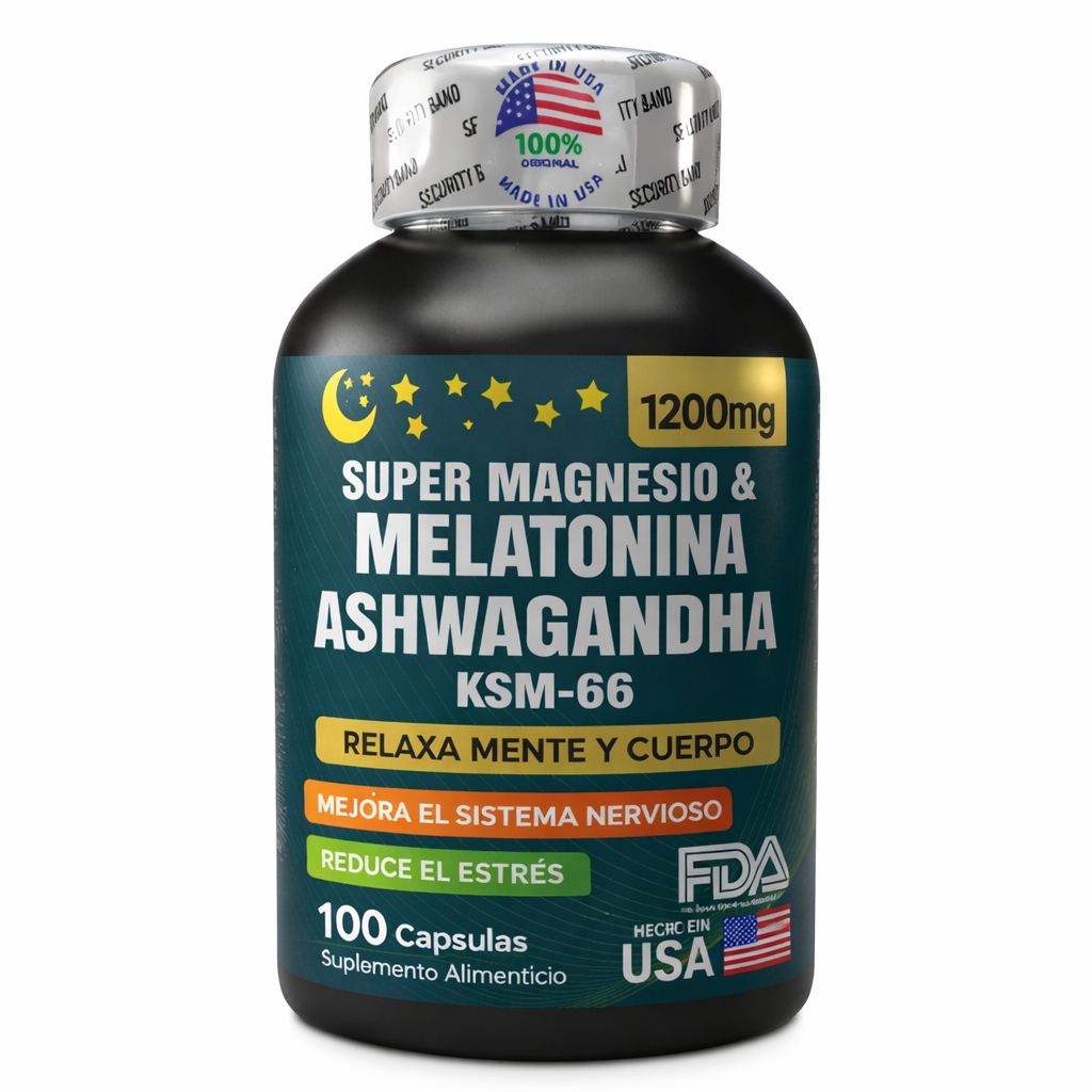 SUPER MAGNESIO ASHWAGAN KSM-66+MELATON
