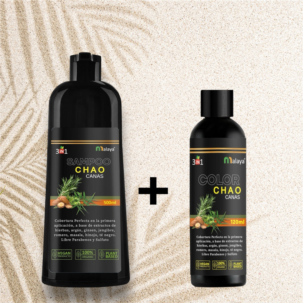 SHAMPOO CHAO  CANAS + TRATMIENTO