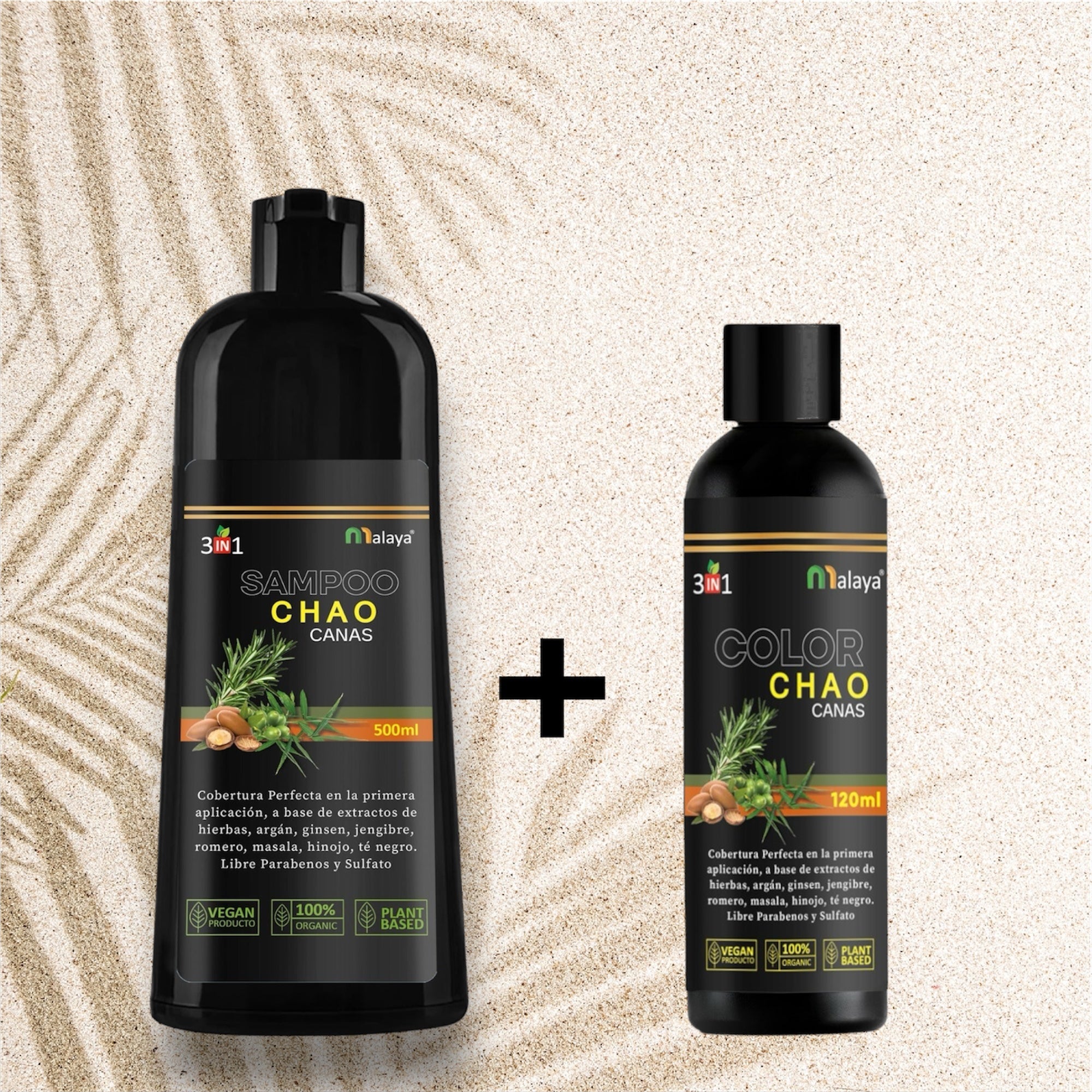 SHAMPOO CHAO  CANAS + TRATMIENTO